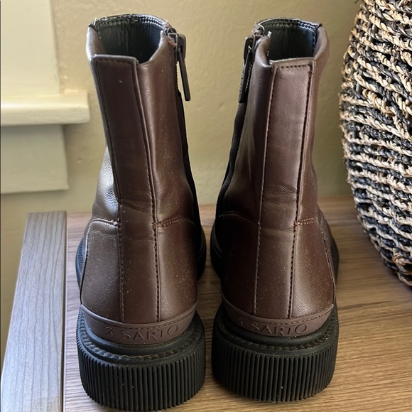 SARTO By Franco Sarto Dark Brown Boots - Picture 4 of 6